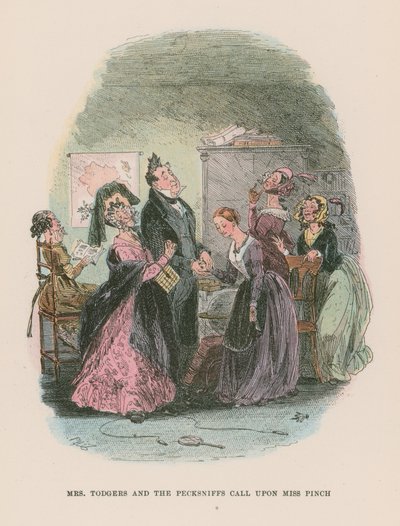 Illustration for Martin Chuzzlewit by Hablot Knight Browne